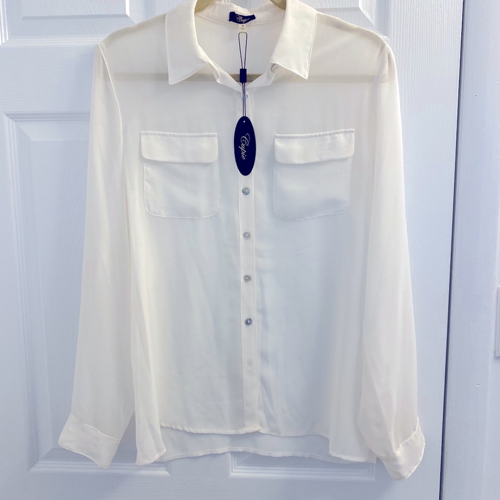Cupio Women’s Sheer blouse